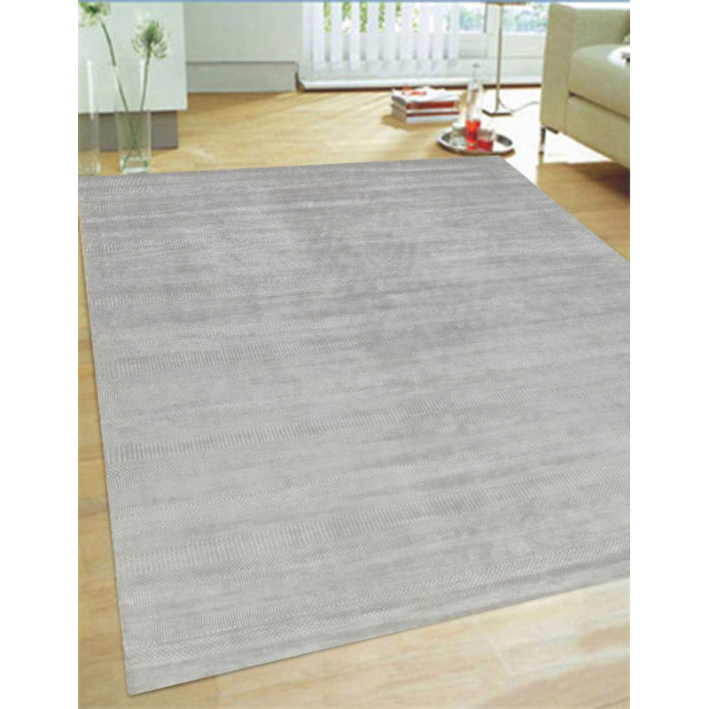 Hand Knotted Wool Indoor Rug, Rectangle 10' x 13'