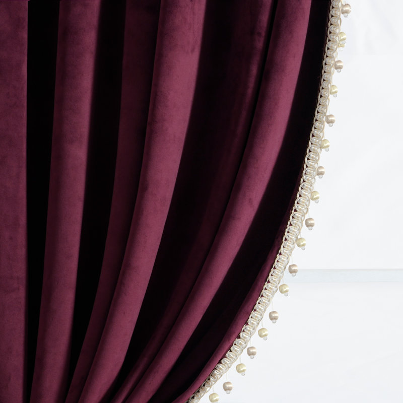 Curtain Single Panel, Plum
