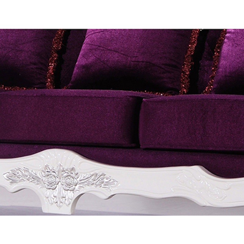 Canapé de luxe en tissu européen