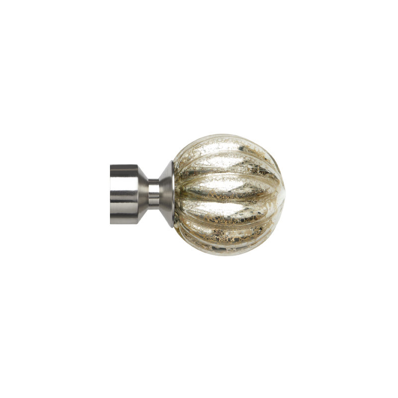 Violetta 24.13cm Finial, Satin Silver