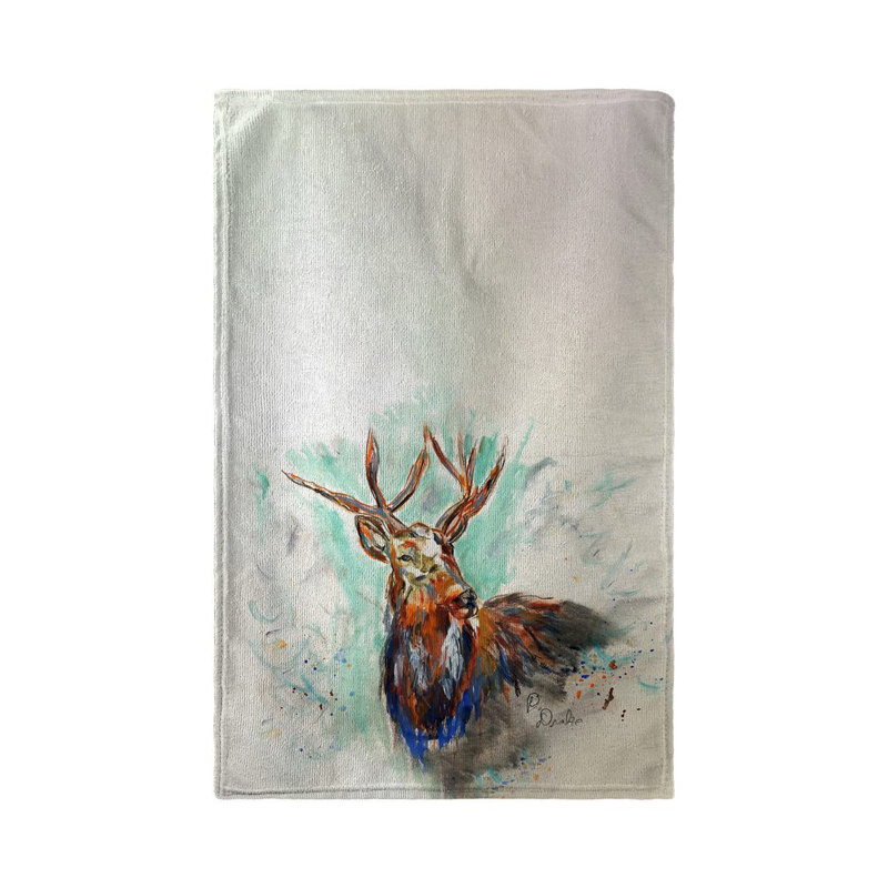 Buck en torchon d'automne