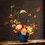 Ornements de fleurs simulées