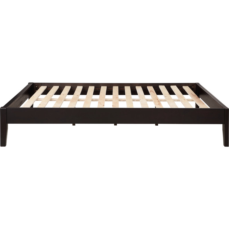 Lit plateforme Eastern King Cappuccino Shine