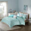 Ensemble d'édredon double / grand imprimé métallique-128898463-128898466
