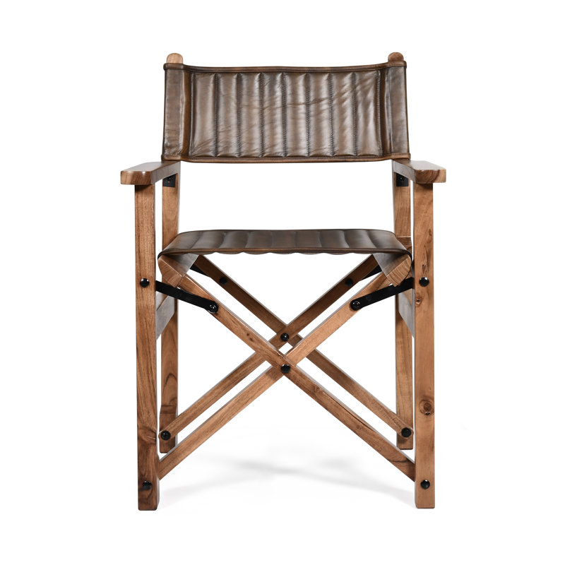 Chaise pliante de 23 po Galway en whisky antique