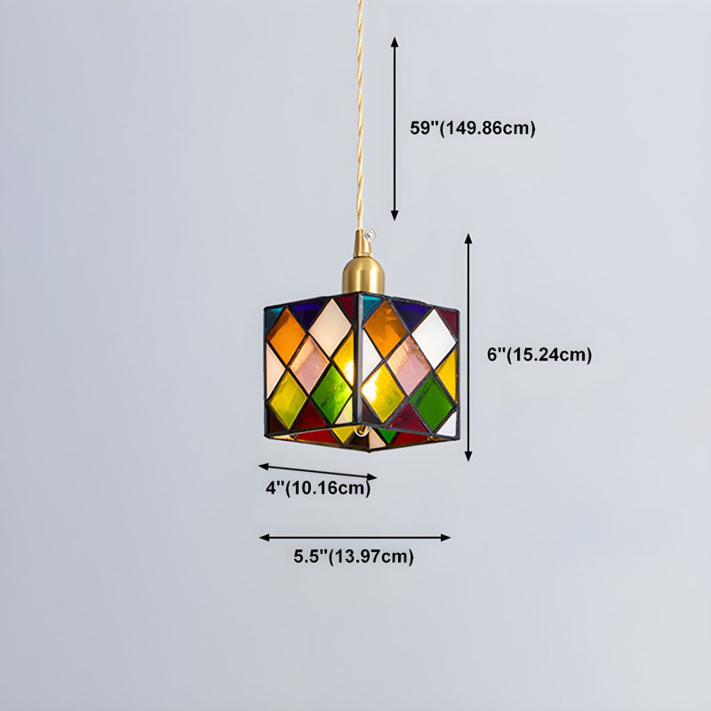 Lampe suspendue Tiffany