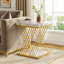 Ellenie 25.6'' Tall Square End Table Side Table-631053528