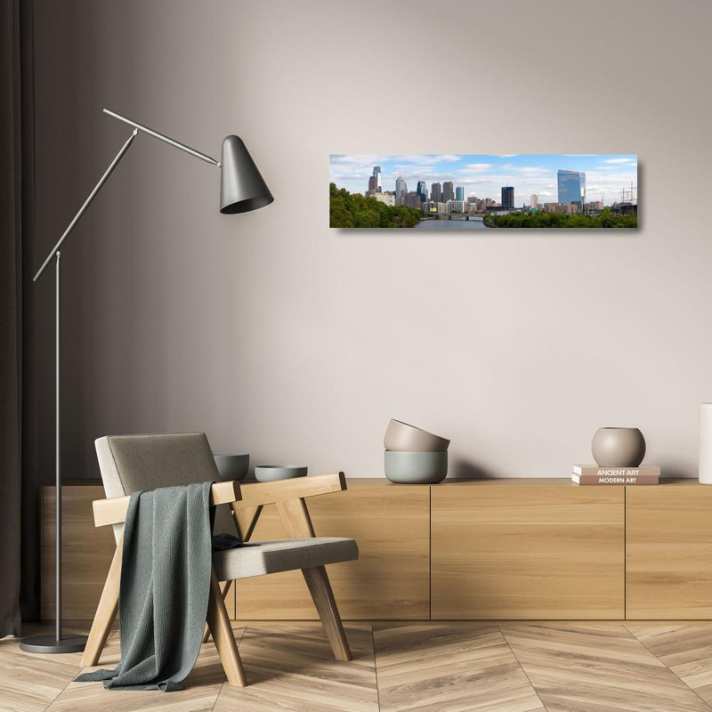 Paysage urbain de Philadelphie, Pennsylvanie, H 6 po x l 24 po
