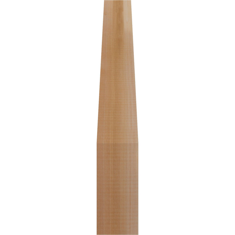 Attelle impériale du genou, Cèdre rouge, Lisse, H 24 po x l 3,5 po x P 16 po