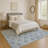 Premium Machine Washable Mayfield AMF1856 Damask Rug-954982002