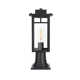 Moravian 6.5 Inch Outdoor Post Light in Black