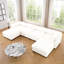 Canapé modulaire modulaire avec rangement, très grand canapé modulaire en forme de U pour le salon, canapé modulaire convertible avec repose-pieds de rangement, siège profond, dossier cylindrique et accoudoirs-40516122