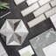 Carreau de mosaïque murale brique de verre 2 po x 6 po Athena-63332401