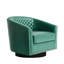 75.2Cm Wide Tufted Swivel Barrel Chair-914459163