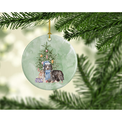 2.8'' Ceramic Hanging Figurine Ornament