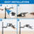 Mount-It! Pole Mount Laptop Holder