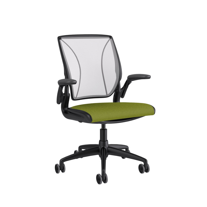 Mesh Task Chair, Black, Pinstripe/White, Pinstripe/White