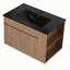 30-inch Bathroom Vanity with Ceramic Basin and Adjustable Open Shelves-2110657513