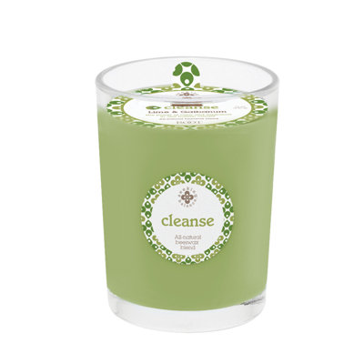 Cleanse Lime and Galbanum Scented Jar Candle