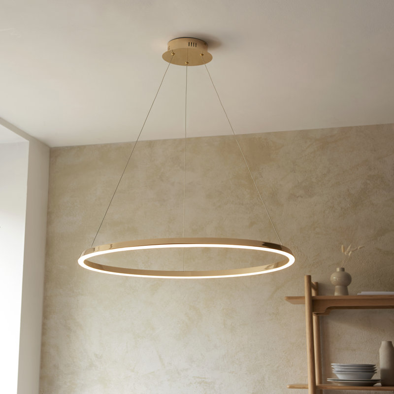  1 - Light Gold LED Pendant