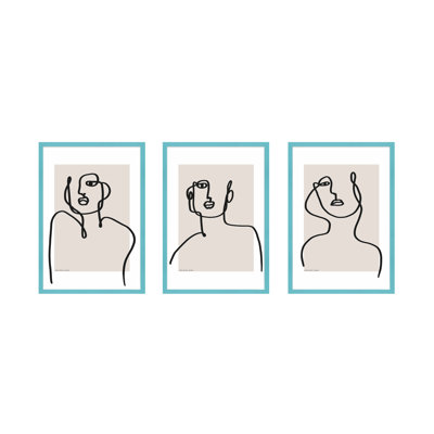 Romina Gadler "Figure and Form" 3-Piece Print Set