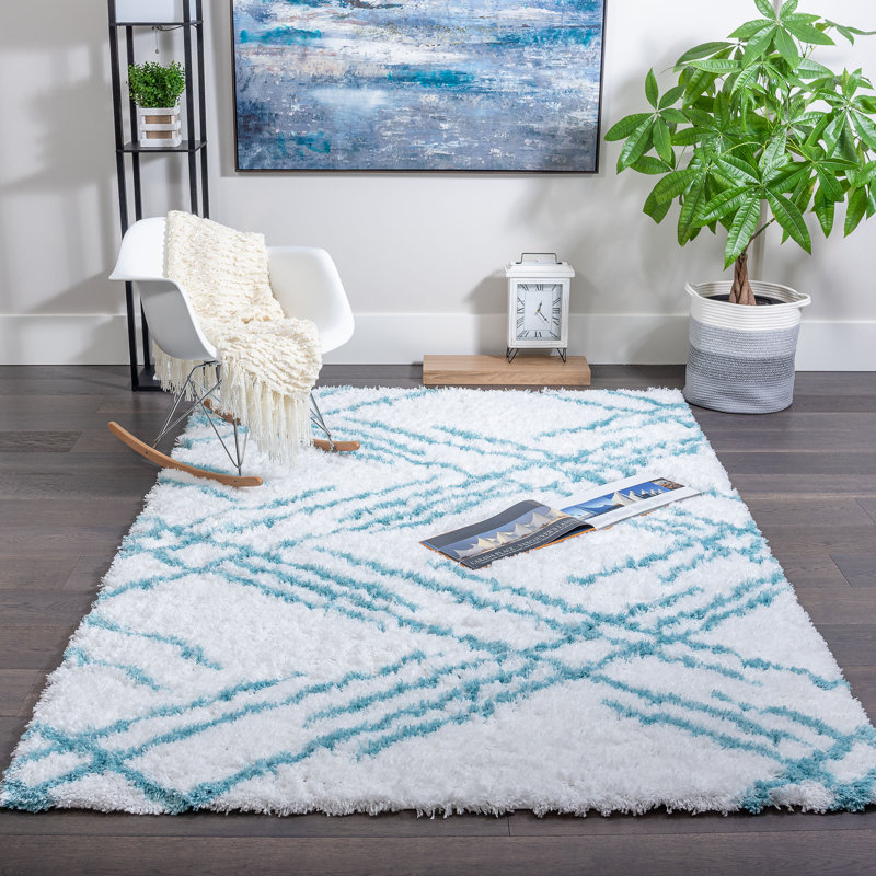 Tapis à poils longs Ker, Rectangle 3 pi 11 po x 5 pi 7 po