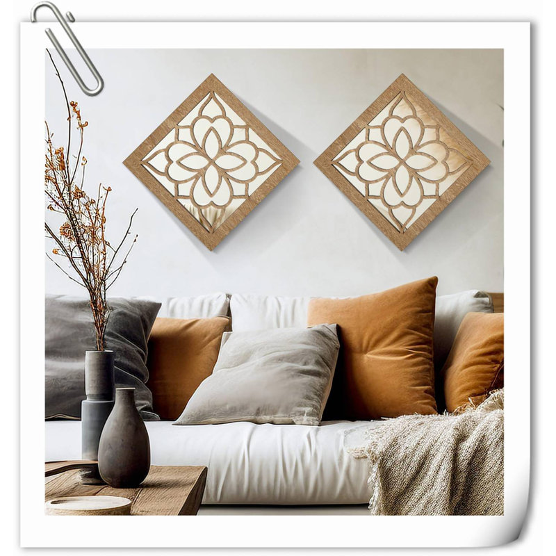 Wall Decor on Solid Wood