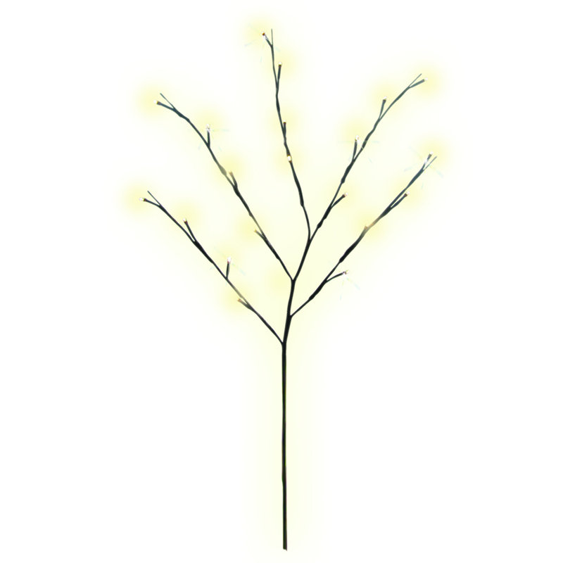 3 Ct LED Branch Trees, Warm White