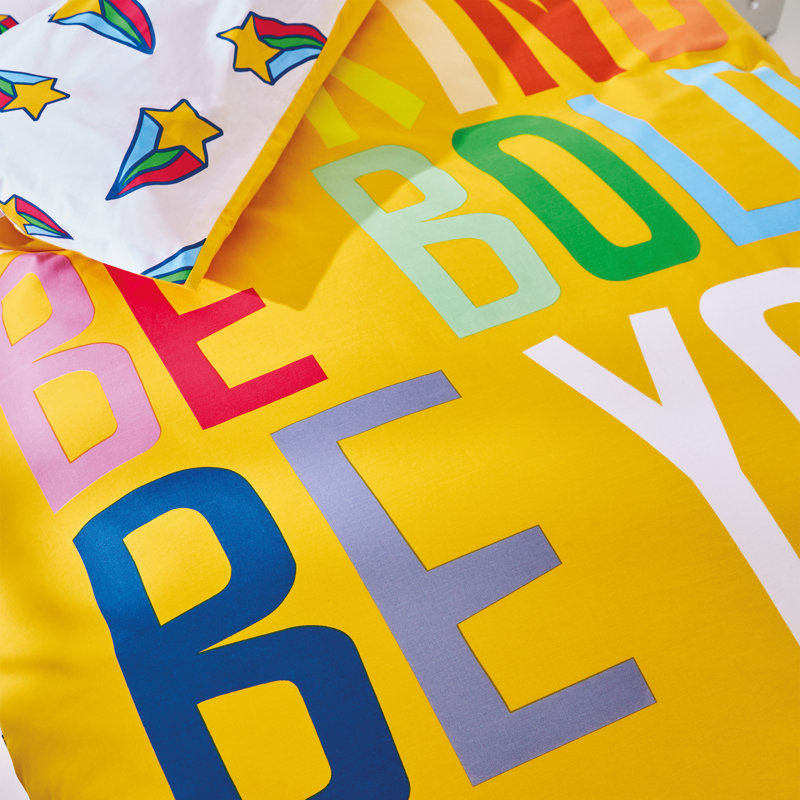 Born To Be You Fitted Sheet 25cm Depth, Single - 1 Standard Pillowcase