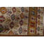 Tapis beige en laine noué à la main de conception unique 8 pi 1 po x 10 pi New Age