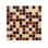 1" x 1" Straight Edge Glass Mosaic Tile