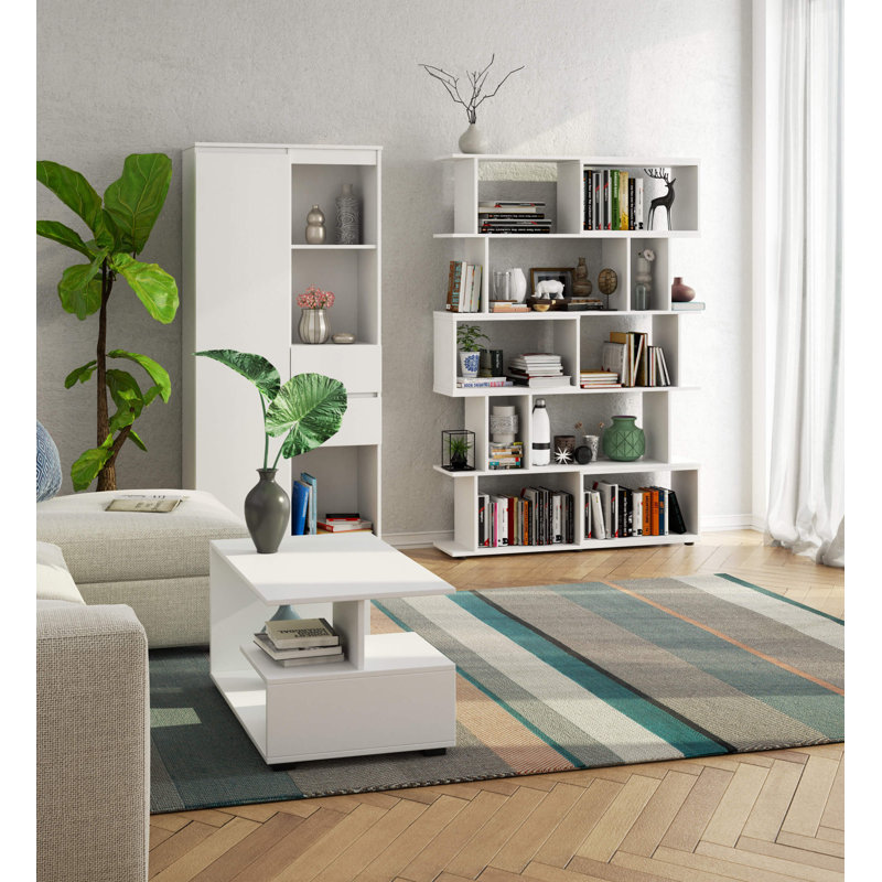 Ayuko 177cm H x 120cm W Bookcase