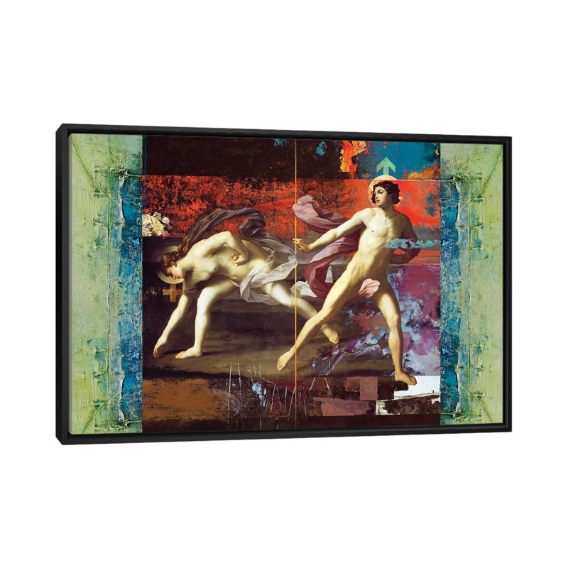« it & it », impression sur toile, H 18 po x l 26 po x P 1,5 po, Toile avec cadre noir