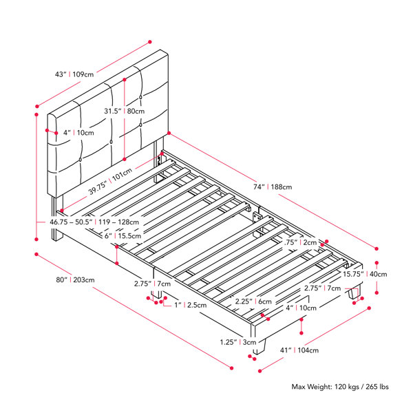 Dimensions du produit