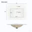 Meuble-lavabo simple 24 po avec comptoir en céramique Braco