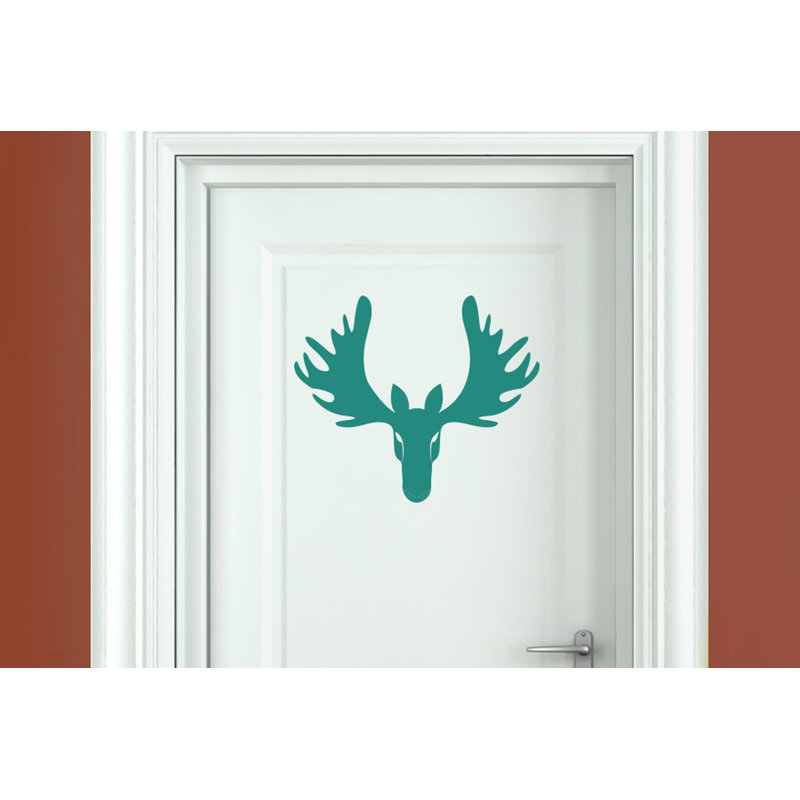 Animals Wall Decal, Aqua Green