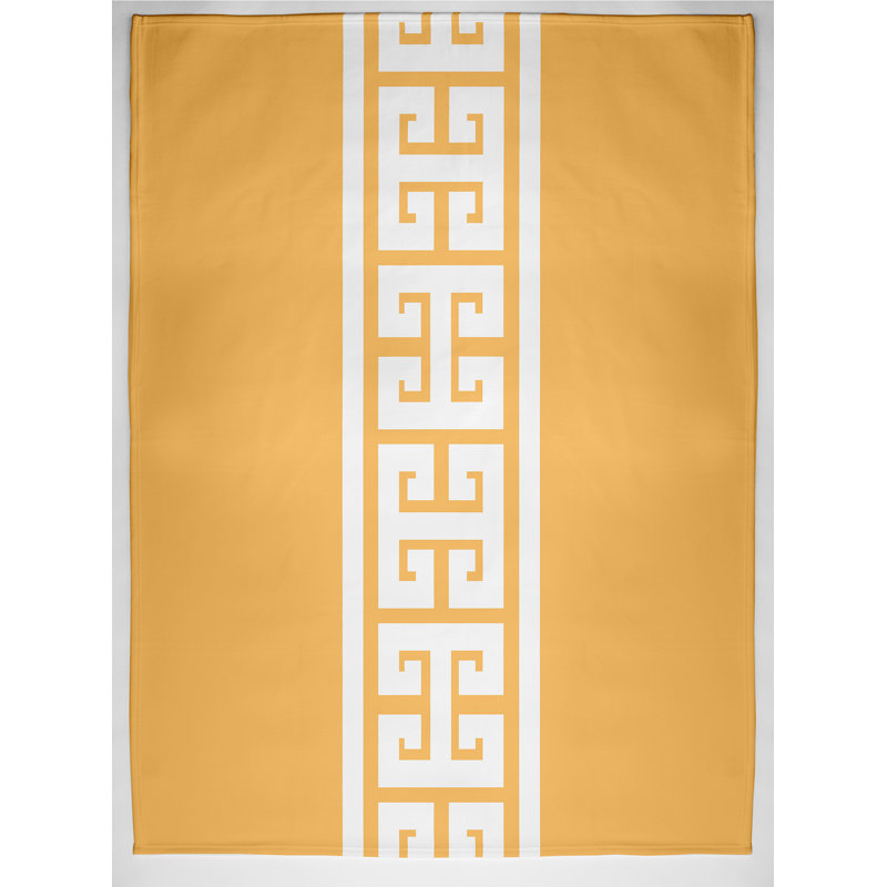 Joseph Plain Weave / Muslin Throw Blanket, Yellow