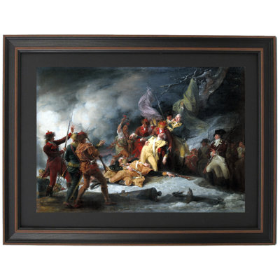 The Death of General Montgomery in the Attack on Quebec | Framed Print