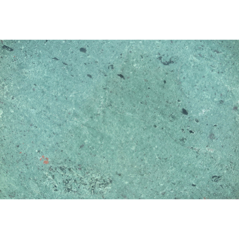 Medium Green Polished 12" x 12" Marble Stone Look Floor & Wall Tile
