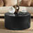 Jadida Gabriela Modern 27.8"W Fully Assembled Swivel-Top Fluted Round Coffee Table With Dual Rotating Surfaces-1672188026