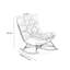 Italian light luxury cloth leisure rocking chair