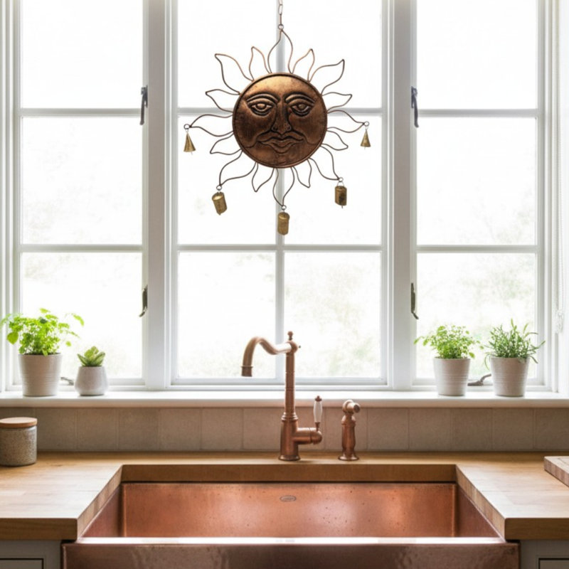 Carillon en forme de cloche Sun Sun, Copper Patina