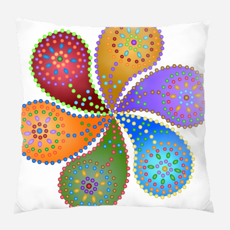 Coussin décoratif fleur