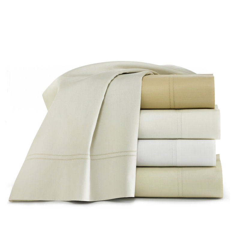 Lyric Percale Fitted Sheet, California King, White