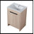 Evenny 24.00'' Single Bathroom Vanity with Ceramic Top
