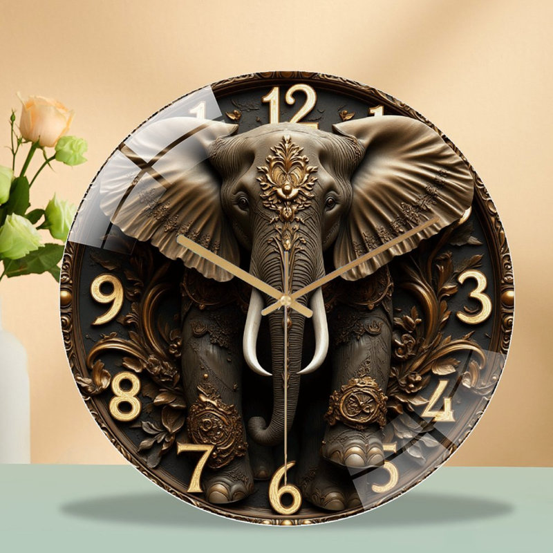 Horloge murale rétro vintage 12 po