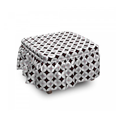 Box Cushion Ottoman Slipcover