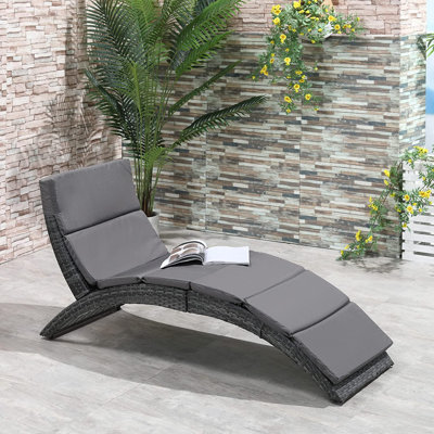 Aalayah 156cm Long Single Chaise with Cushions