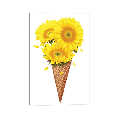 " Ice Cream With Sunflowers " by Valeriya Korenkova