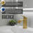 Modern Single Handle Single Hole Bathroom Faucet in Stainless Steel-122684427
